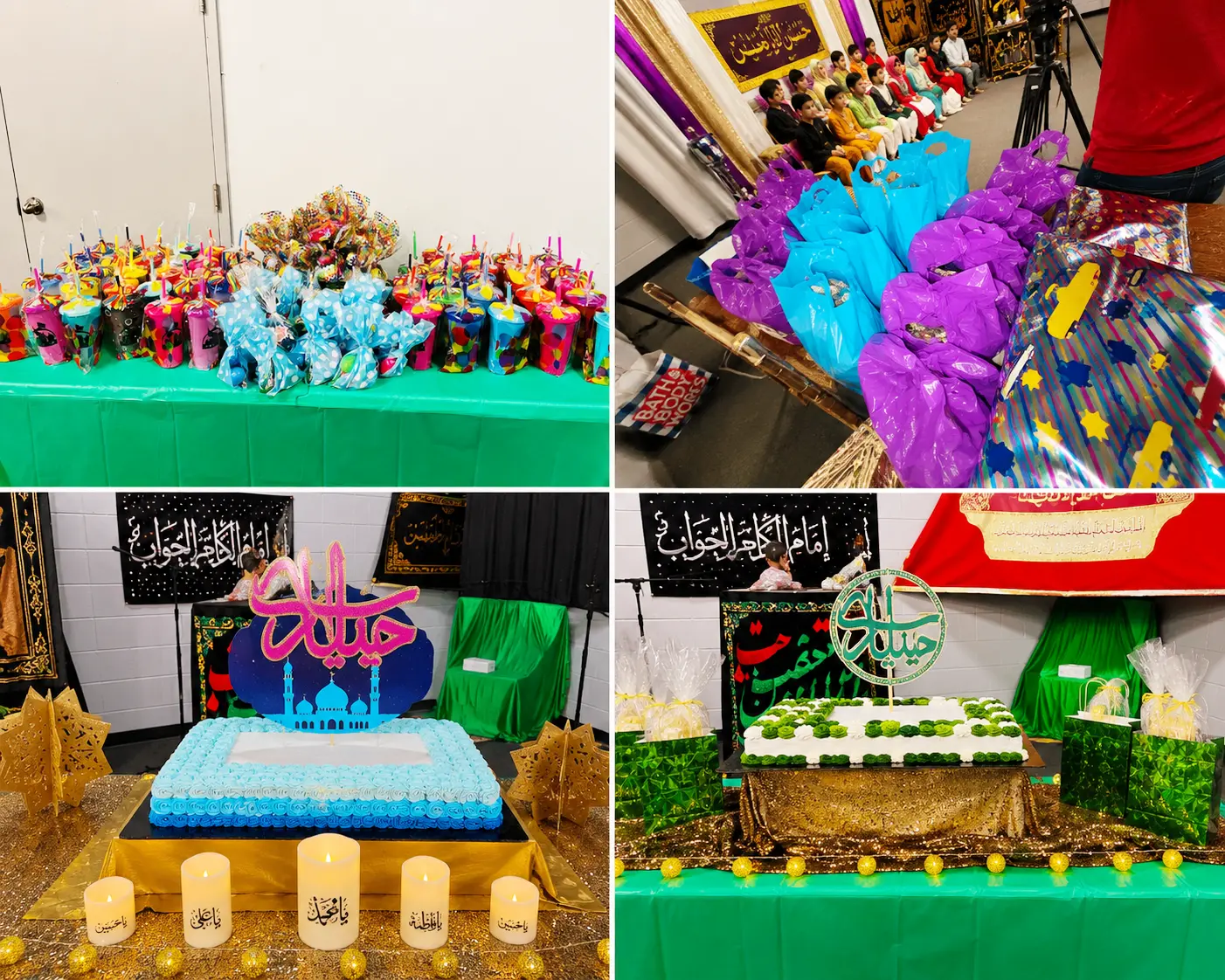 Preparations and celebrations at an HSA programme.