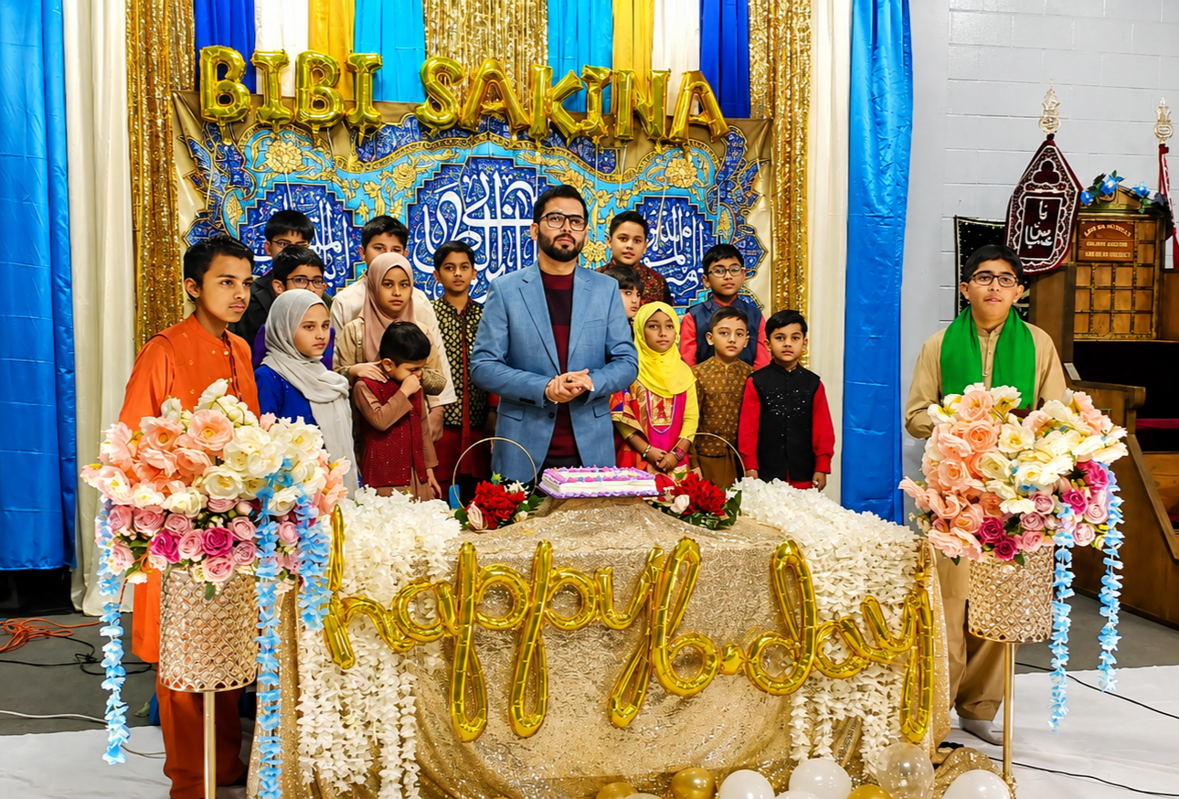 HSA students at a school programme.