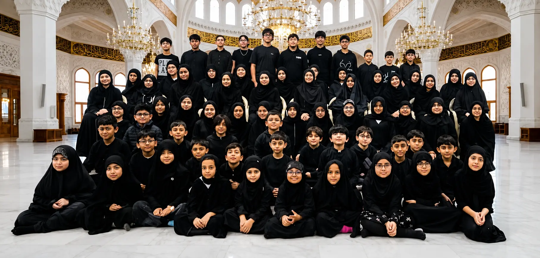 Students of the Hussainiat School of Azadari.